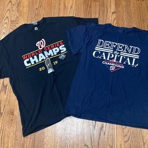 Nationals World Series t shirt bundle